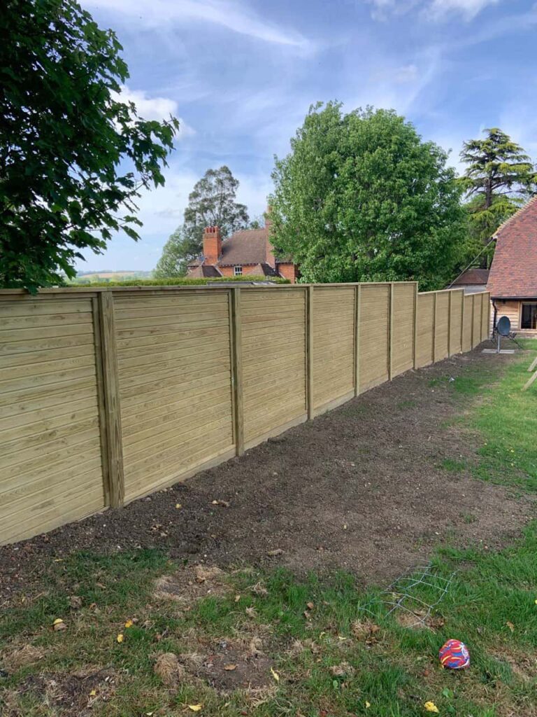 This is a photo of an acoustic fence installed by Fast Fix Fencing Brandon